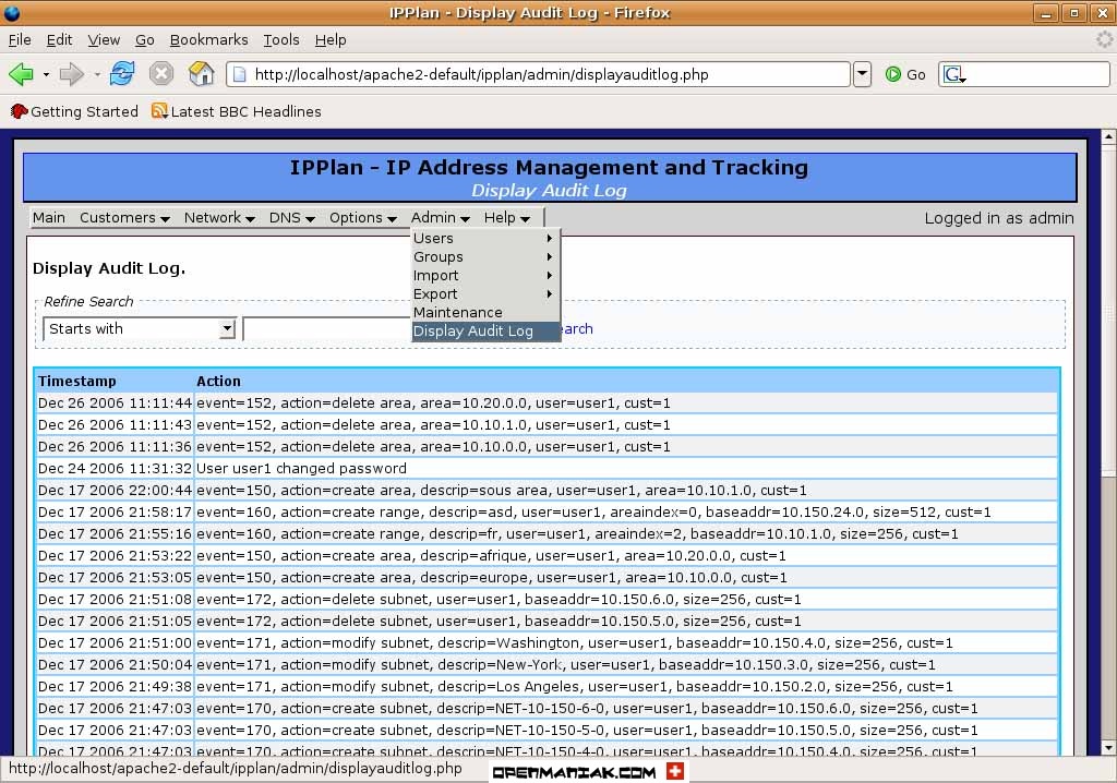 create link to track ip address