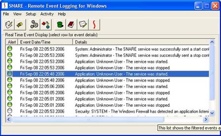 Snare Remote event logging for Windows